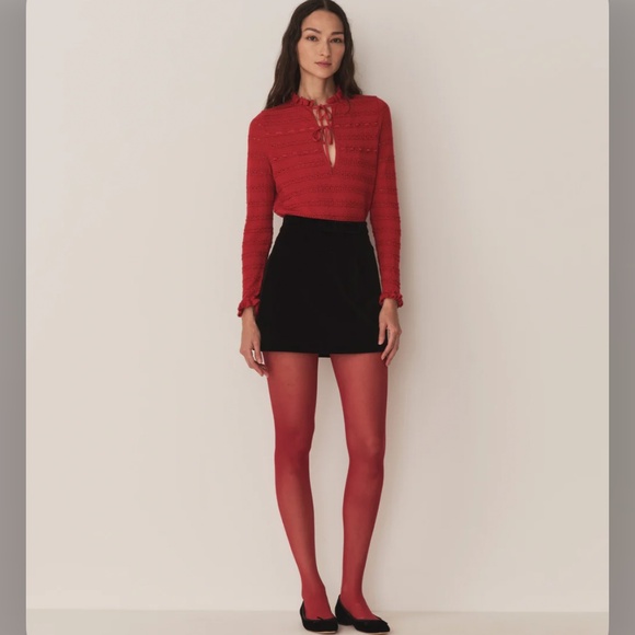 Doen - Cordelie Top - Wild Cherry - Medium - NWT - Picture 2 of 11